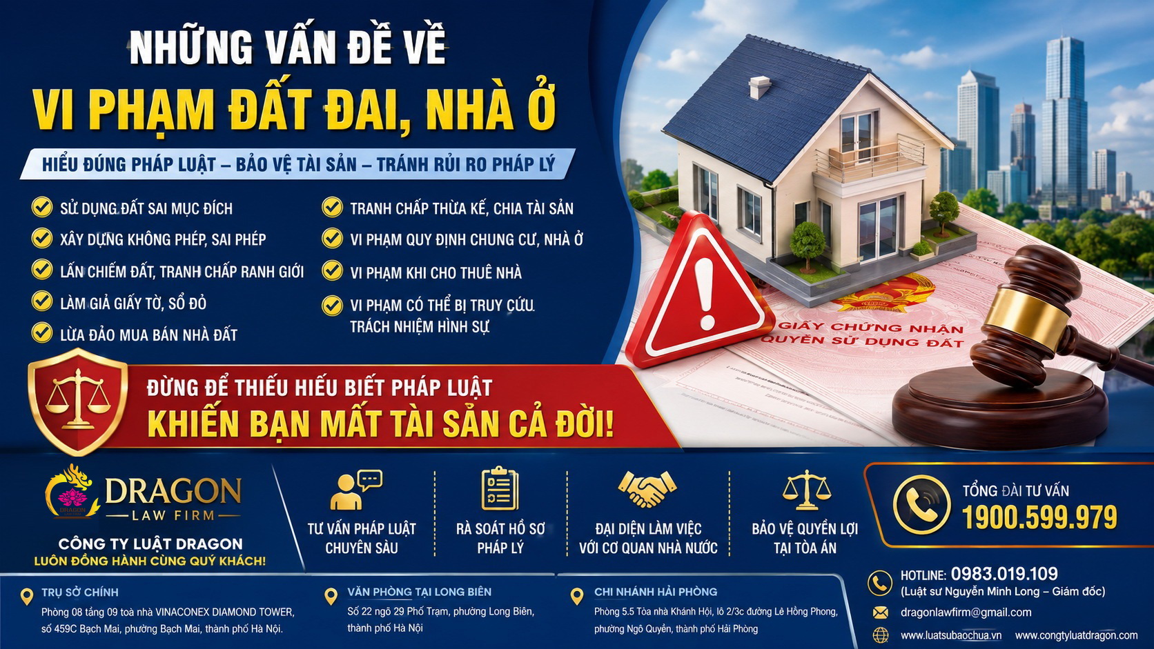 Những vi phạm về đất đai, nhà ở thường gặp